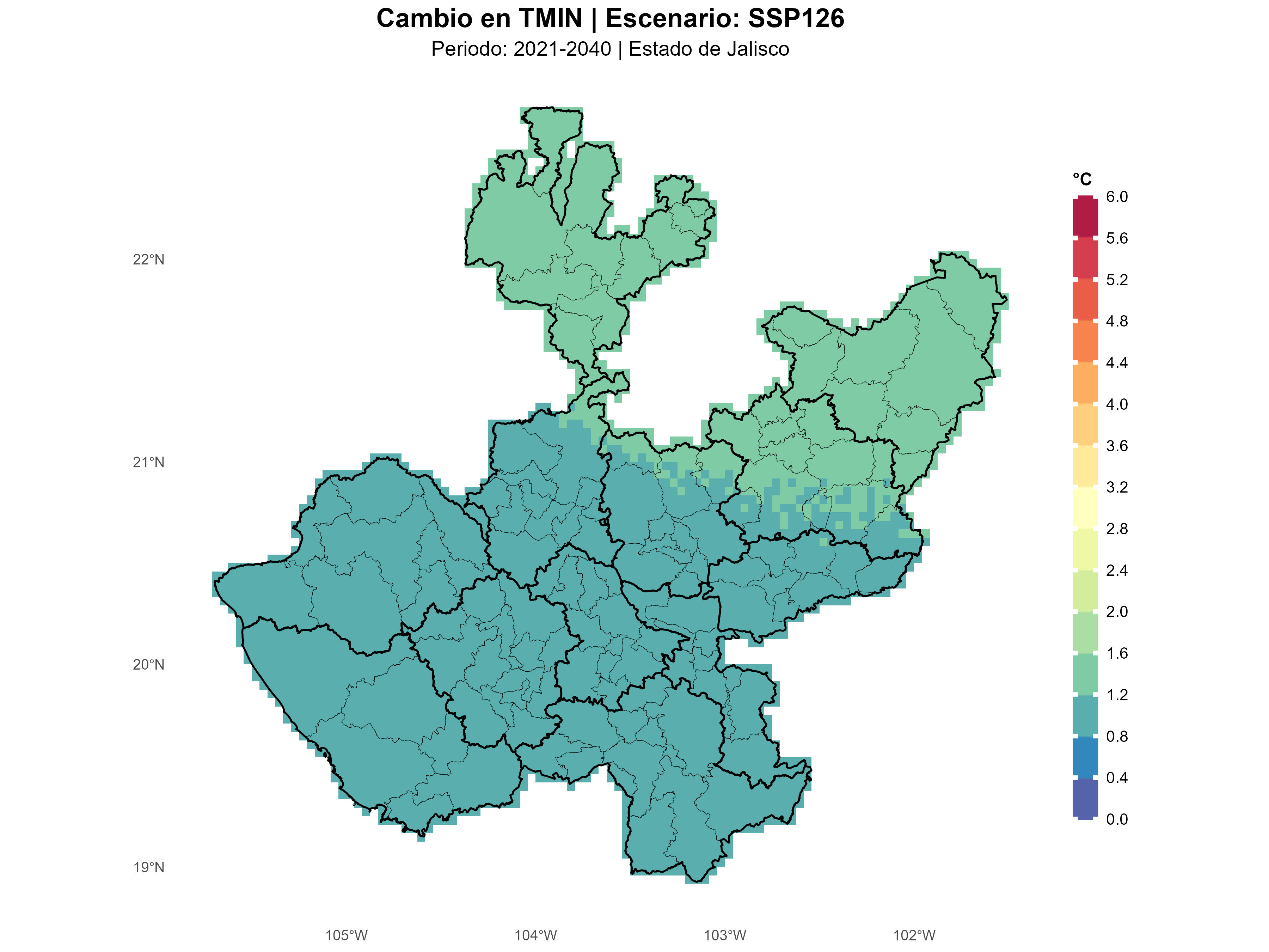 SSP126 • 2021–2040